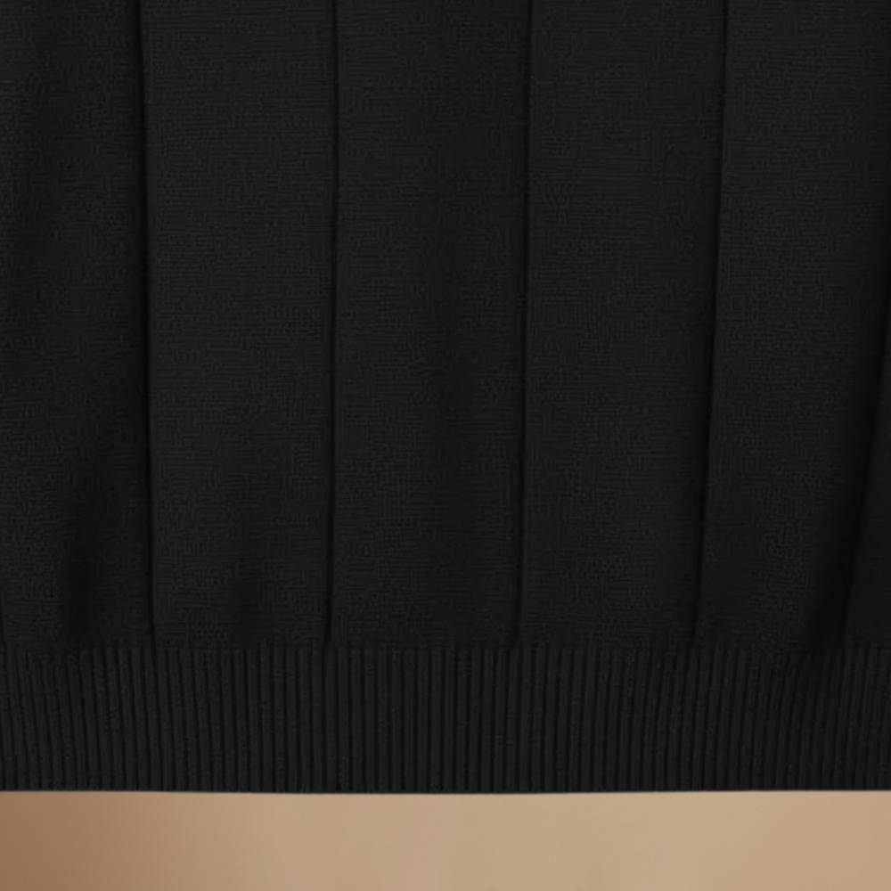 Heren gebreide slim fit polo met korte mouwen Jelle Jora Mode