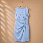 Dames casual gedrapeerde mouwloze midi-jurk Jelle Jora Mode