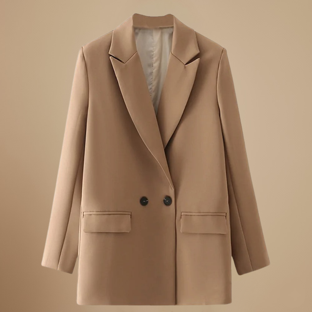 Vintage blazer met gekerfde kraag en zak Jelle Jora Mode