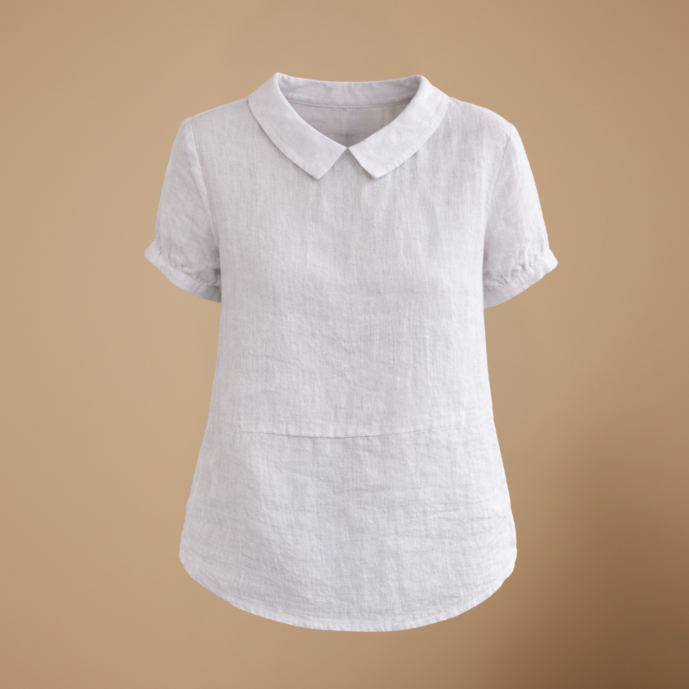 Dames losse casual blouse met korte mouwen Jelle Jora Mode