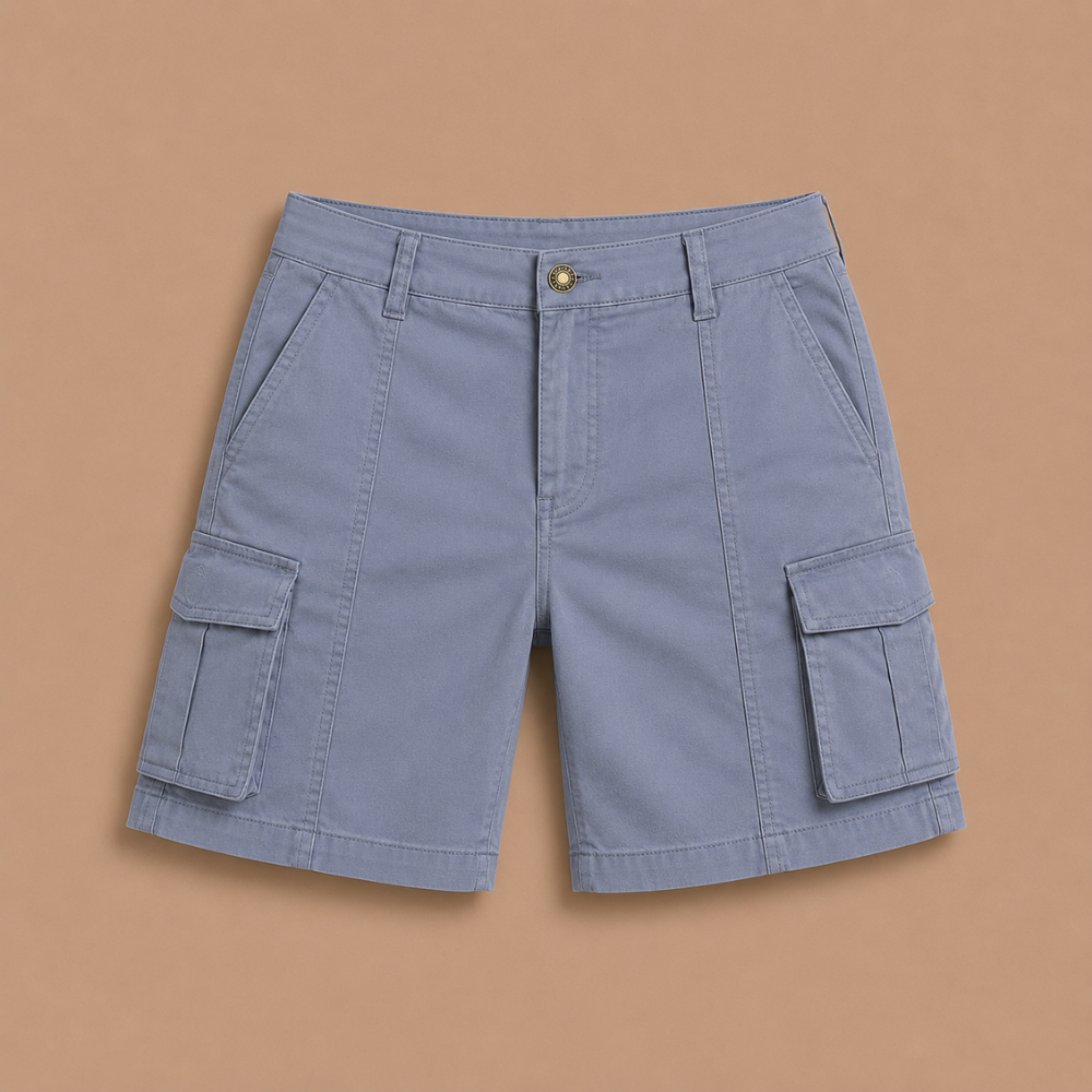 Dames casual cargoshort met meerdere zakken Jelle Jora Mode