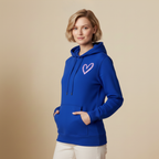 Casual hoodiejack met print voor dames Jelle Jora Mode
