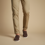 Suède instapschoenen voor heren Jelle Jora Mode