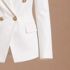 Dames elegant pak met broek en dubbele rij knopen Jelle Jora Mode