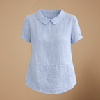 Dames losse casual blouse met korte mouwen Jelle Jora Mode