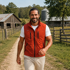 Heren outdoor werkvest met meerdere zakken Jelle Jora Mode