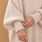 Dames oversized trui met ronde hals Jelle Jora Mode