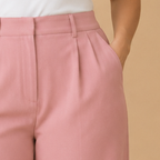 Damesbroek met hoge taille en wijde pijpen Jelle Jora Mode