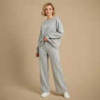 Casual tweedelige set met lange mouwen voor dames Jelle Jora Mode