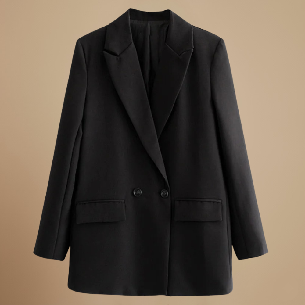 Vintage blazer met gekerfde kraag en zak Jelle Jora Mode