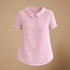 Dames losse casual blouse met korte mouwen Jelle Jora Mode