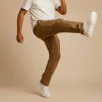 Casual Cargobroek met Trekkoord en Meerdere Zakken Jelle Jora Mode