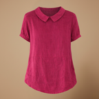 Dames losse casual blouse met korte mouwen Jelle Jora Mode