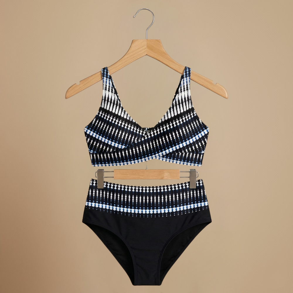 Damesbikini met hoge taille en push-up-bikini Jelle Jora Mode