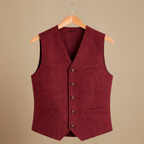 Slim vest voor heren in smart casual stijl Jelle Jora Mode