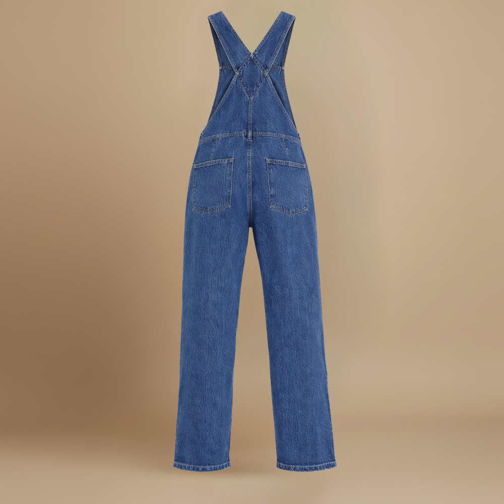 Dames denim jumpsuit – Casual en stijlvol ontwerp Jelle Jora Mode