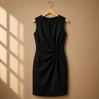Dames casual gedrapeerde mouwloze midi-jurk Jelle Jora Mode