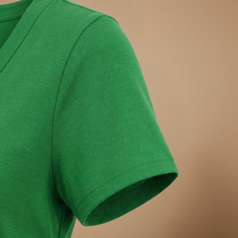 Dames casual T-shirt met vierkante kraag en korte mouwen Jelle Jora Mode