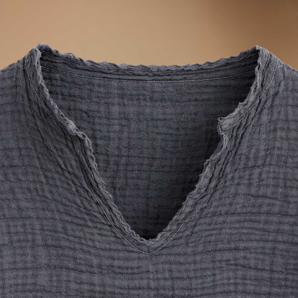 Heren casual T-shirt met lange mouwen voor de zomer Jelle Jora Mode