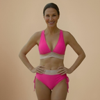 Dames bikiniset met hoge taille en halternek Jelle Jora Mode