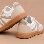 Dames klassieke wandelsneakers met veters Jelle Jora Mode