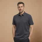 Heren ademend casual T-shirt met korte mouwen en structuur Jelle Jora Mode