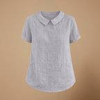 Dames losse casual blouse met korte mouwen Jelle Jora Mode
