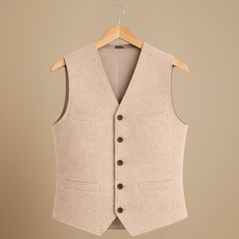Slim vest voor heren in smart casual stijl Jelle Jora Mode