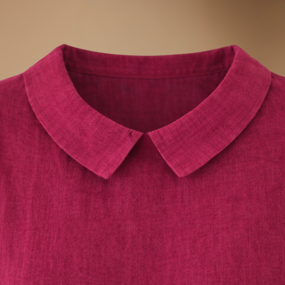 Dames losse casual blouse met korte mouwen Jelle Jora Mode