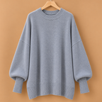Dames oversized trui met ronde hals Jelle Jora Mode