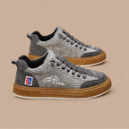 Heren comfortabele ademende casual platform-sneakers Jelle Jora Mode