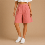 Damesshort met hoge taille en wijde pijpen Jelle Jora Mode