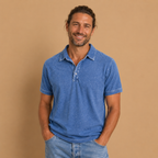 Heren klassiek polo-shirt met korte mouwen en polokraag Jelle Jora Mode
