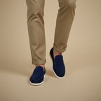 Suède instapschoenen voor heren Jelle Jora Mode