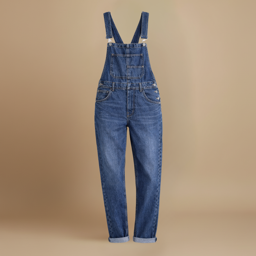 Dames denim jumpsuit – Casual en stijlvol ontwerp Jelle Jora Mode