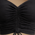 Dames getailleerde blouse met hartvormige halslijn en lange mouwen Jelle Jora Mode