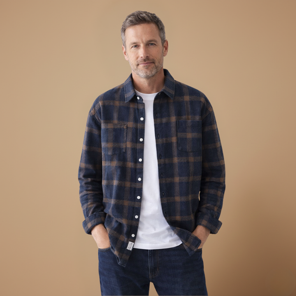 Heren geruit overhemd met lange mouwen en knopen Jelle Jora Mode