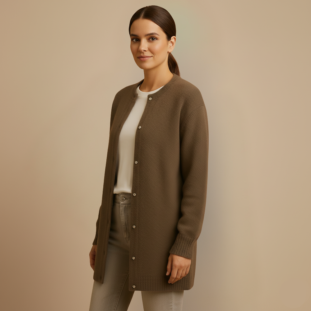 Dames losvallende wol cardigans Jelle Jora Mode