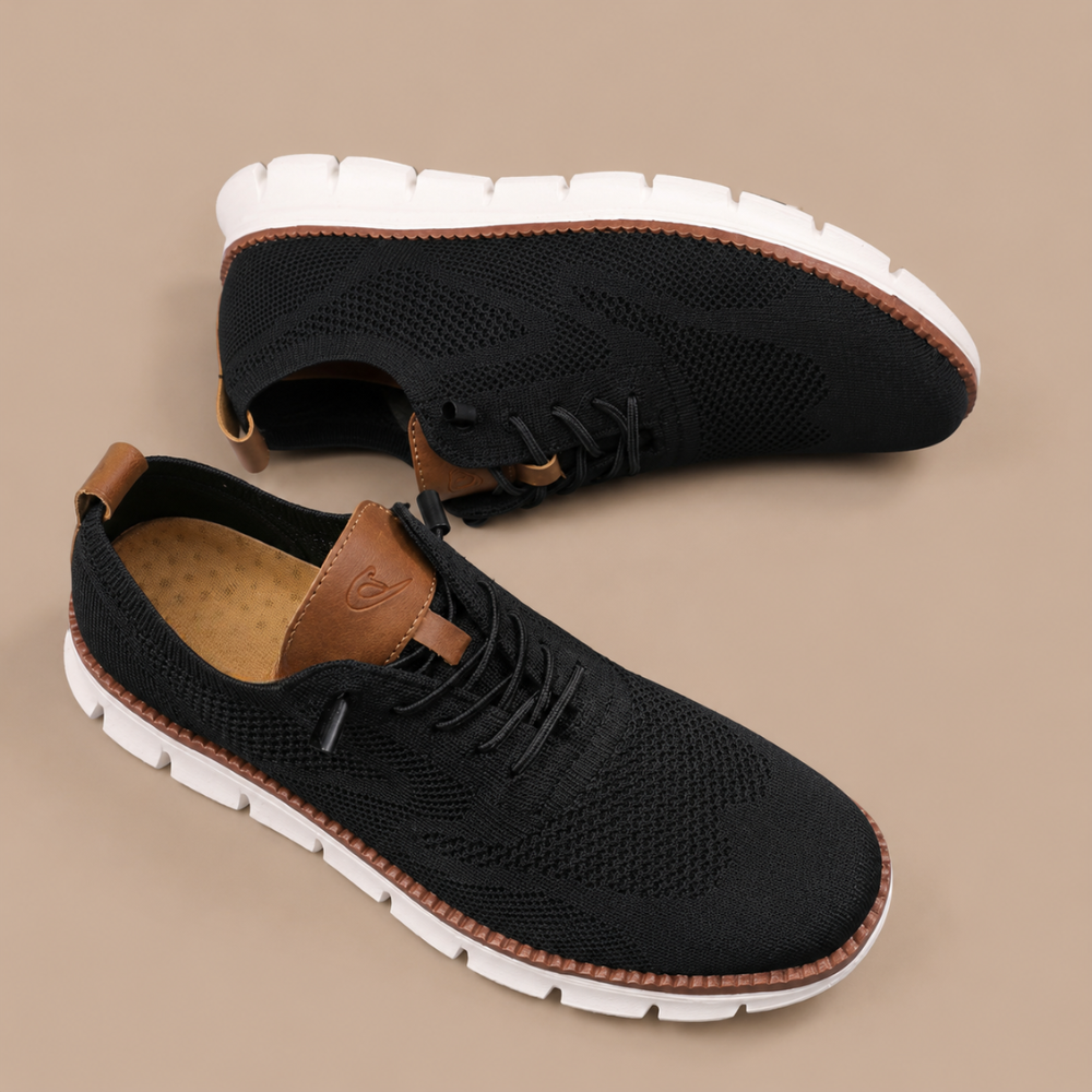 Heren lichtgewicht ademende casual wandelsneakers Jelle Jora Mode