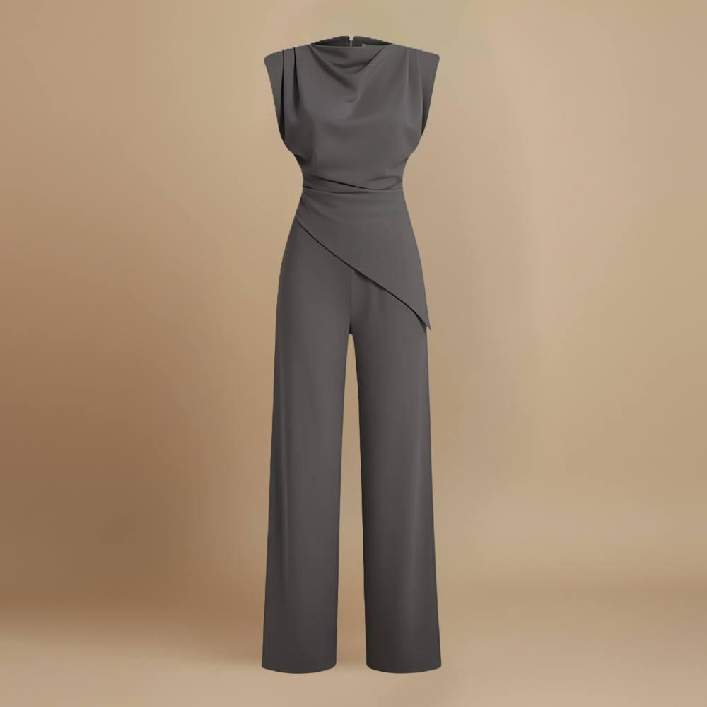 Damespak met hoge taille en wijde pijpen Jelle Jora Mode