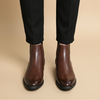 Klassieke leren Chelsea-laarzen voor heren Jelle Jora Mode