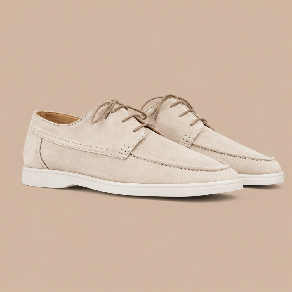 Heren schoenen met veters en lage hak Jelle Jora Mode