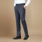 Heren professionele rechte pijpen broek