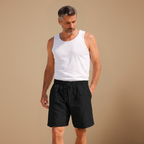 Heren sneldrogende zwemshort met trekkoord en zakken Jelle Jora Mode