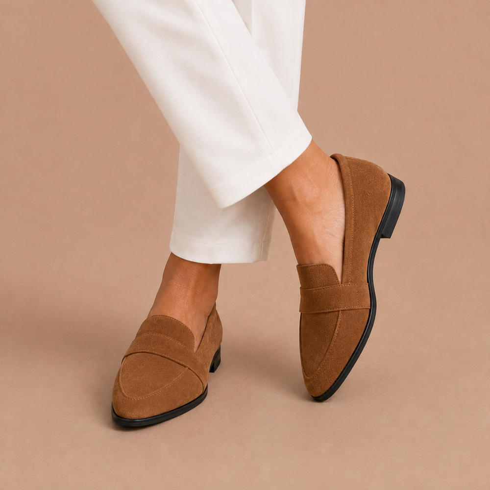 Dames casual loafers met spitse neus Jelle Jora Mode