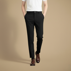 Herenbroek met rechte pijpen voor zakelijk gebruik Jelle Jora Mode