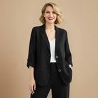 Eenvoudige Casual blazer met Lange mouwen Jelle Jora Mode