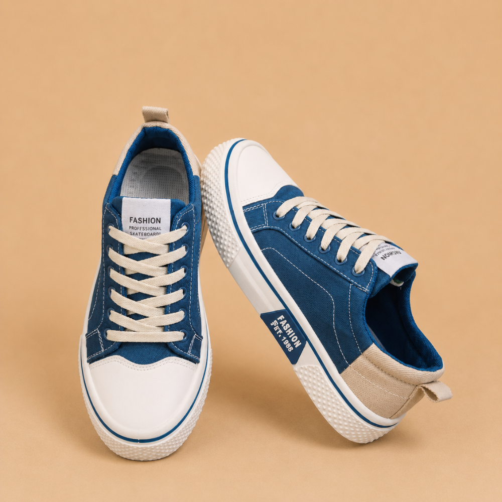 Heren ademende casual veterschoenen Jelle Jora Mode