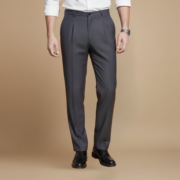 Heren zakelijke casual broek met elastische taille