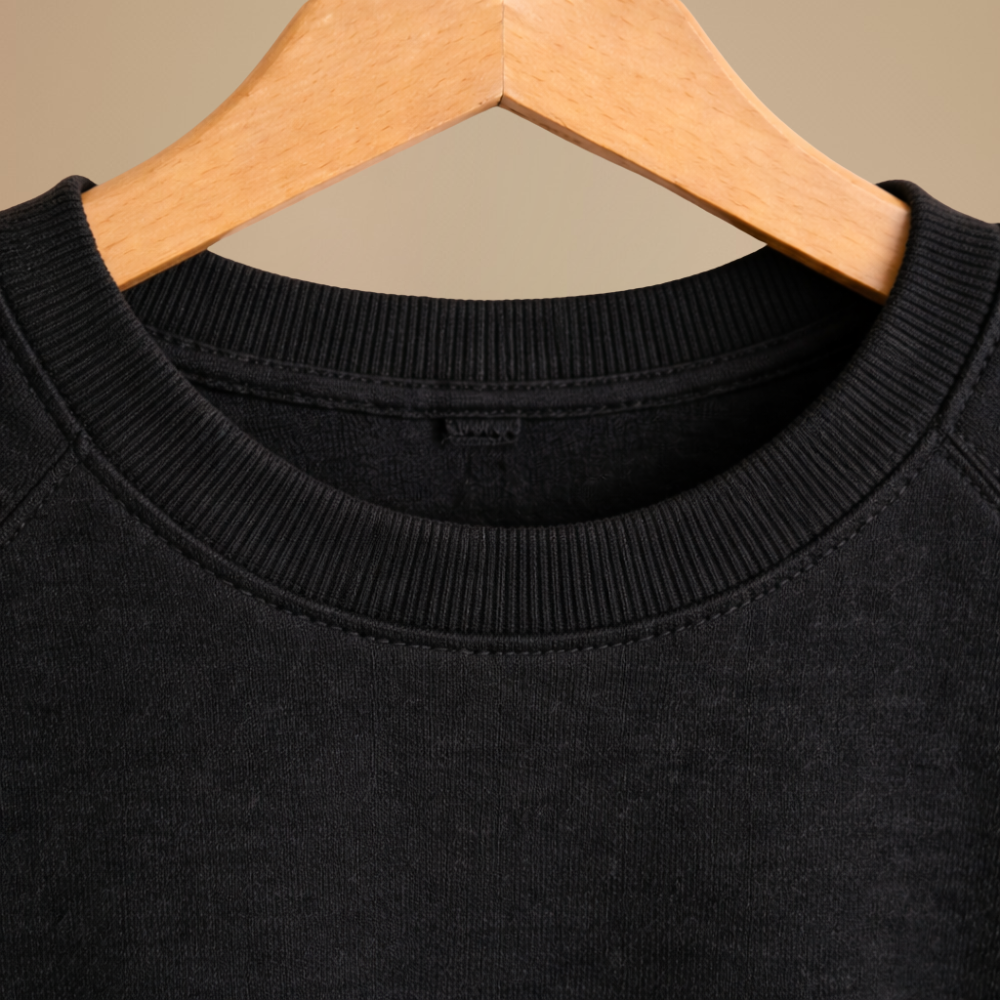 Sweatshirt met ronde hals en witte kattenprint Jelle Jora Mode